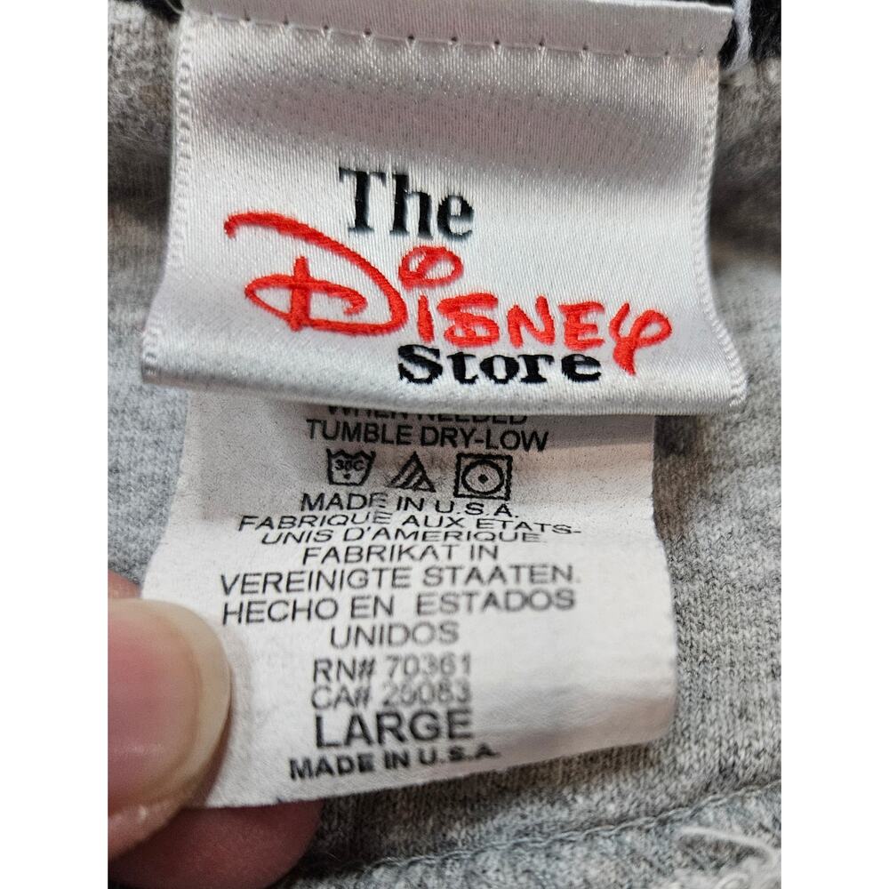 Vintage The Disney Store Mickey Mouse Original Pal Raglan Sweatshirt Made In Usa View 3
